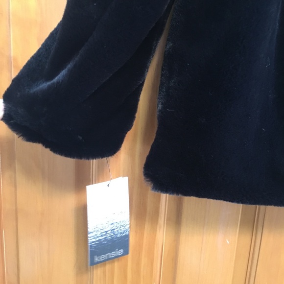Kensie NWT Reversible Faux Fur Jacket Size Large - Picture 5 of 11